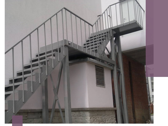 Монтаж пожарных лестниц под ключ в Кыштыме с гарантией качества