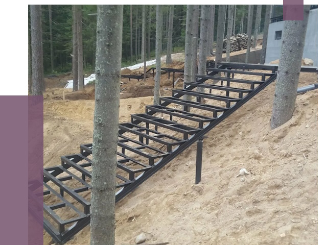 Монтаж металлических лестниц в Кыштыме от 13761 руб. 