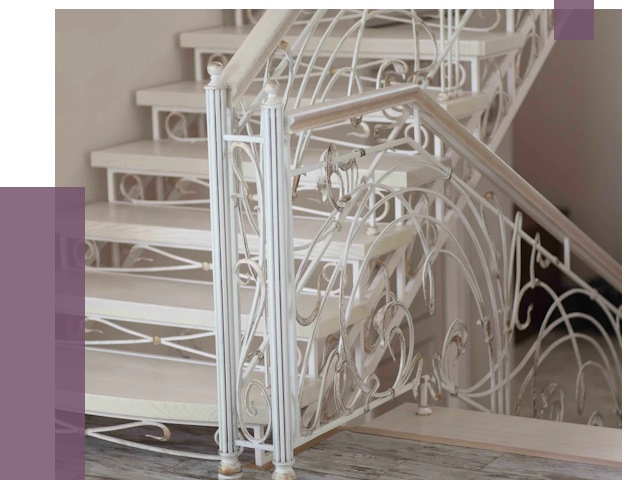 Изготовление кованых лестниц на заказ в Кыштыме от 88281 руб. | ПРОЛЁТ-Кшт