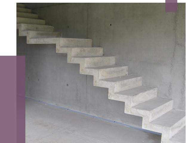 Бетонные лестницы в Кыштыме от 19214 руб. под ключ | ПРОЛЁТ-Кшт