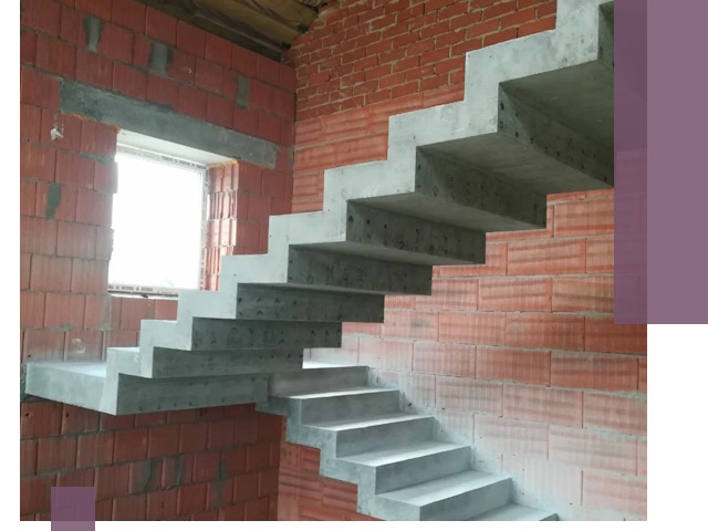 Бетонные лестницы под ключ в Кыштыме: монтаж, демонтаж, ремонт