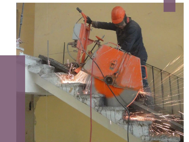 Демонтаж бетонных лестниц в Кыштыме от 4674 руб. за м2 | ПРОЛЁТ-Кшт