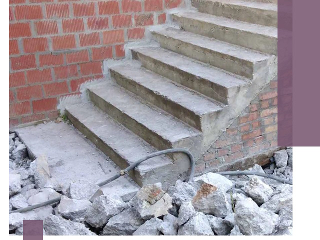 Демонтаж бетонных лестниц в Кыштыме: быстро и безопасно