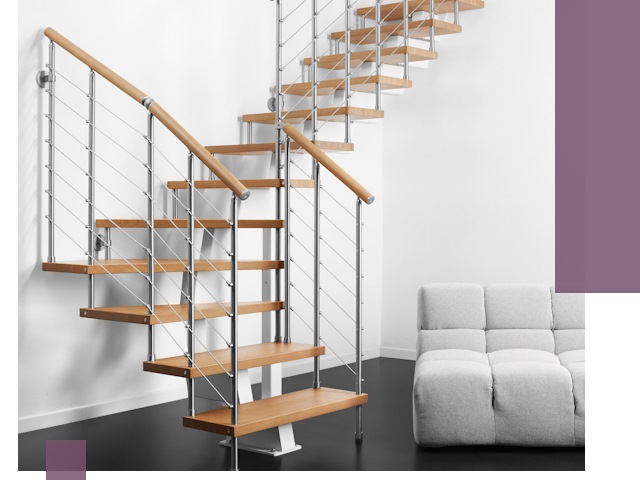 Модульные лестницы под ключ в Кыштыме — монтаж и изготовление