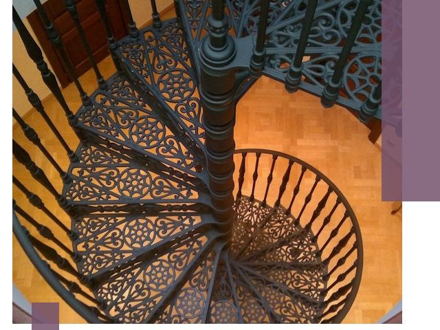 Винтовые лестницы под ключ в Кыштыме: производство и монтаж