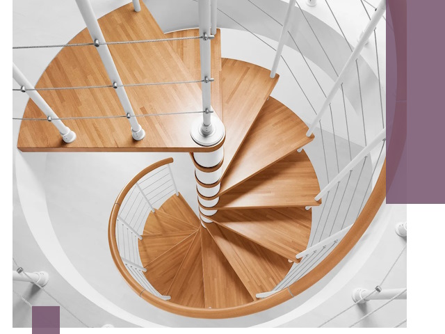 Изготовление винтовых лестниц под ключ в Кыштыме