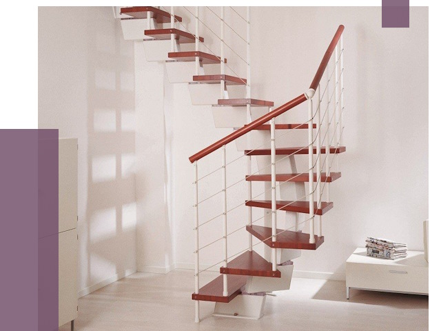 Изготовление лестниц на больцах в Кыштыме от 9867 руб. | ПРОЛЁТ-Кшт