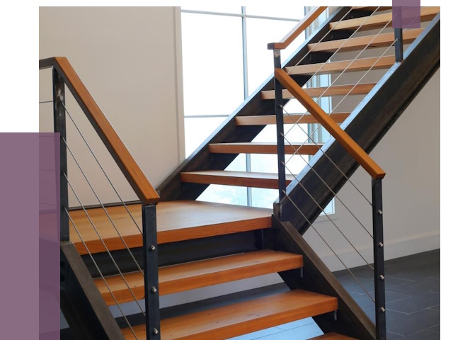 Изготовление лестниц на металлокаркасе в Кыштыме от 19214 руб. | ПРОЛЁТ-Кшт