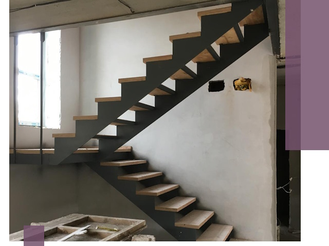 Изготовление лестниц на металлокаркасе в Кыштыме от производителя