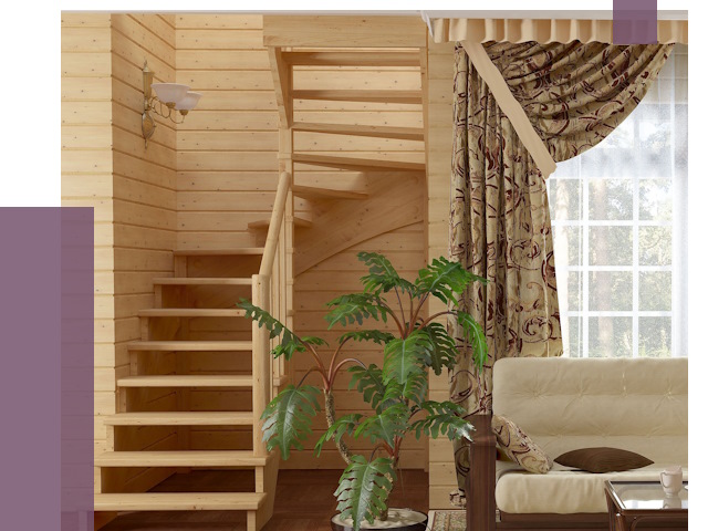 Лестницы для дачи в Кыштыме от 77116 руб.  | ПРОЛЁТ-Кшт