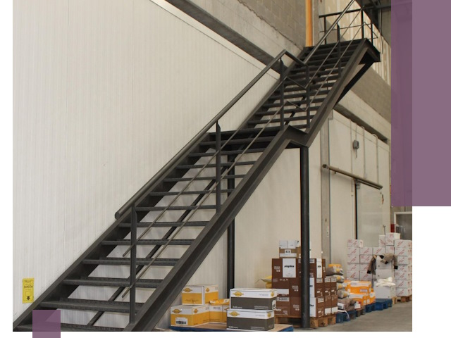 Лестницы для производства в Кыштыме — изготовление и монтаж