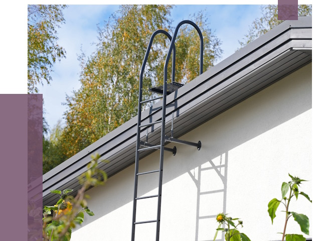 Лестницы на крышу в Кыштыме от 19422 руб. — монтаж и монтаж ПРОЛЁТ-Кшт