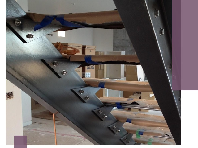 Усиление лестничных конструкций и усиление опор в Кыштыме