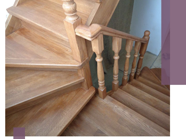 Дубовые лестницы под ключ в Кыштыме: изготовление и монтаж