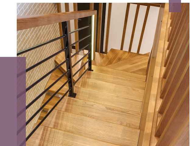 Лестницы из ясеня в Кыштыме под ключ от 10178 руб. 