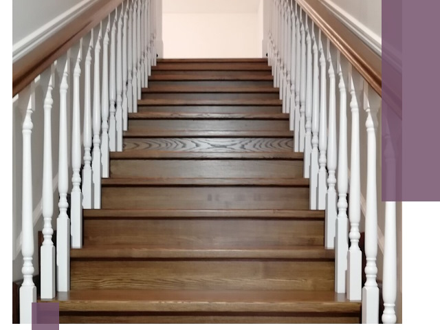 Лестницы из ясеня на заказ в Кыштыме — изготовление и монтаж