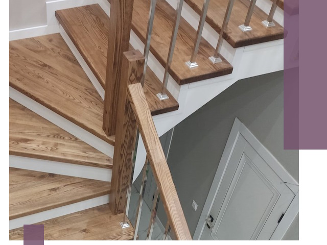 Обшивка металлических лестниц под ключ в Кыштыме