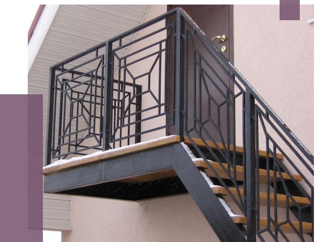 Металлические перила в Кыштыме от 4362 руб.  | ПРОЛЁТ-Кшт