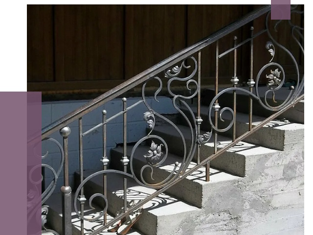 Кованые перила в Кыштыме от 8828 руб. под ключ — качество от ПРОЛЁТ-Кшт