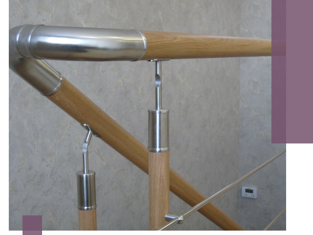 Комбинированные перила на заказ в Кыштыме — монтаж и производство