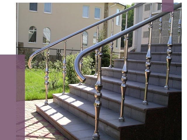 Перила для крыльца в Кыштыме от 10905 руб. — монтаж ПРОЛЁТ-Кшт