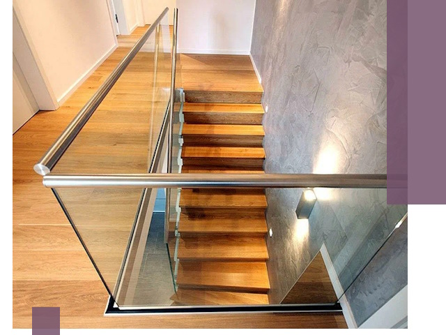 Перила для лестницы в доме — изготовление и монтаж в Кыштыме