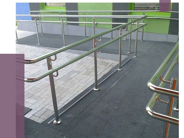 Ограждения пандусов в Кыштыме от 4414 руб. монтаж | ПРОЛЁТ-Кшт