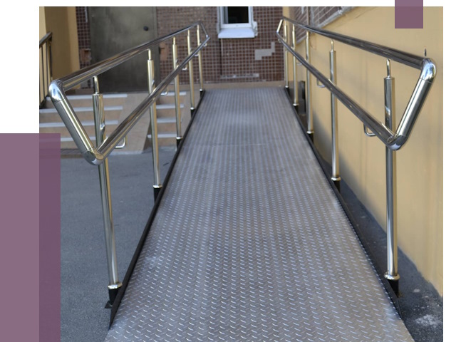 Пандусы в Кыштыме от 12463 руб. — установка для инвалидов | ПРОЛЁТ-Кшт