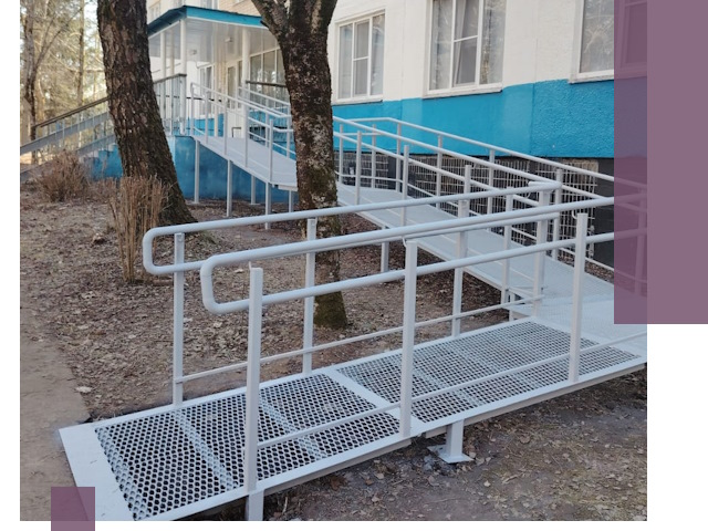 Пандусы под ключ в Кыштыме: изготовление, монтаж и демонтаж