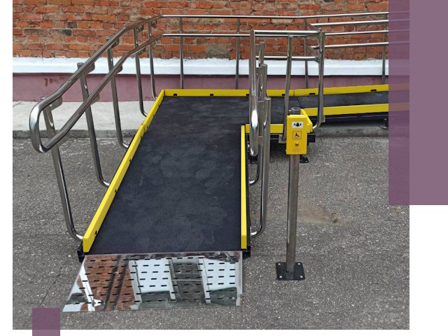 Изготовление наклонных пандусов для инвалидов в Кыштыме