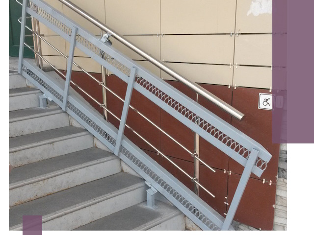 Изготовление откидных пандусов под ключ в Кыштыме