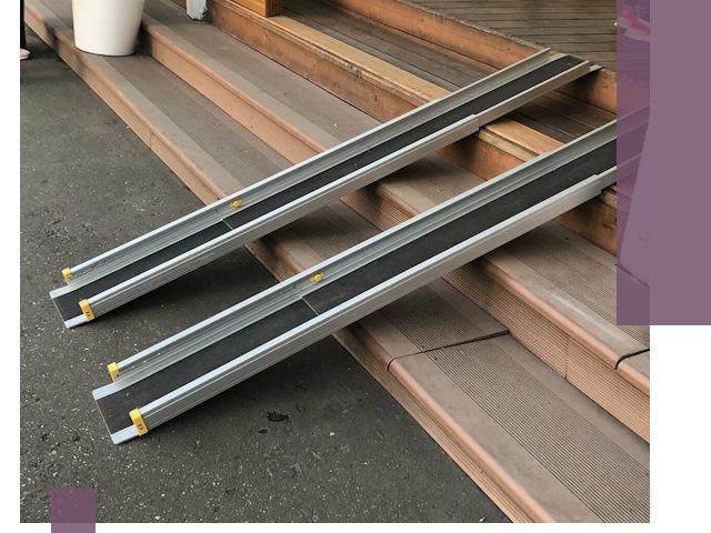 Телескопические пандусы под ключ в Кыштыме — изготовление и монтаж