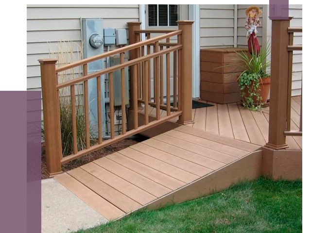 Пандус на крыльцо в Кыштыме под ключ от 7893 руб.