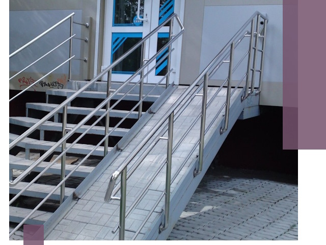 Пандус на крыльцо под ключ в Кыштыме: монтаж и изготовление