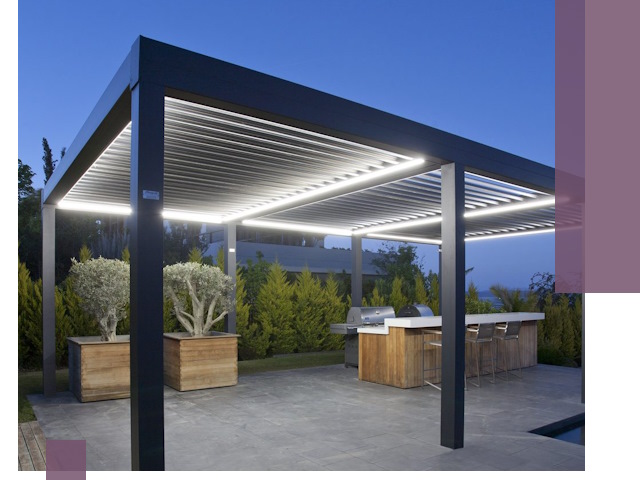 Навесы отдельно стоящие под ключ в Кыштыме из металла и поликарбоната