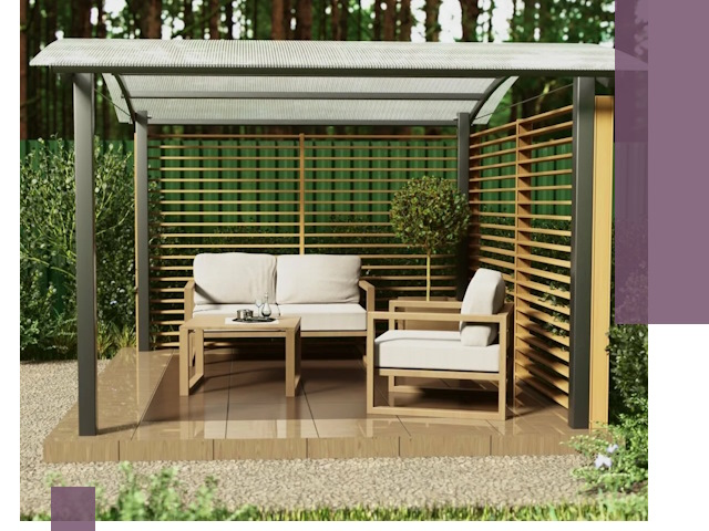 Навесы для дачи в Кыштыме: изготовление, монтаж и демонтаж