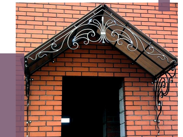 Металлические козырьки в Кыштыме от 10853 руб. 