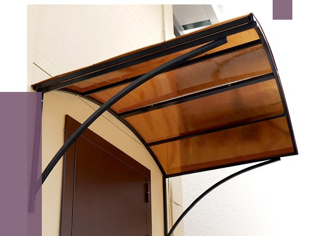 Недорогие козырьки в Кыштыме от 7706 руб.  | ПРОЛЁТ-Кшт