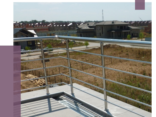 Парапеты из нержавеющей стали в Кыштыме от 8101 руб. за м² | ПРОЛЁТ-Кшт