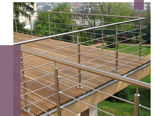 Алюминиевые парапеты в Кыштыме под ключ от 7893 руб. 