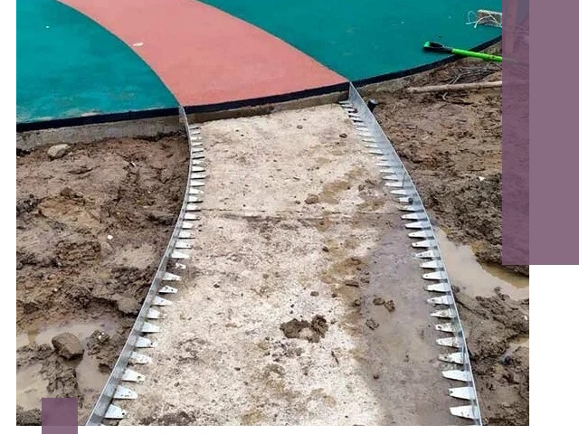 Металлические бордюры для дорожек в Кыштыме — монтаж и изготовление