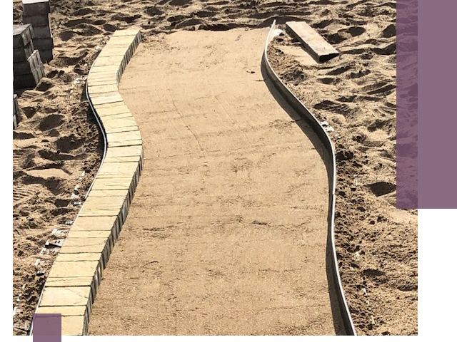 Металлические бордюры для тротуаров в Кыштыме — прочные и долговечные