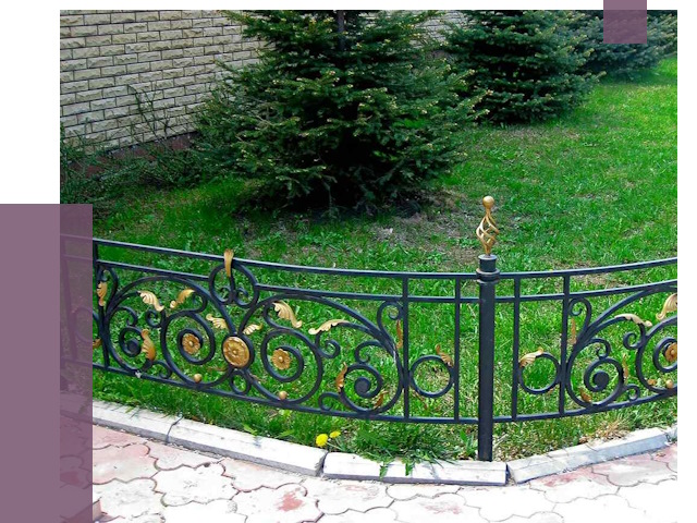 Кованые газонные ограждения в Кыштыме от 7738 руб. — ПРОЛЁТ-Кшт