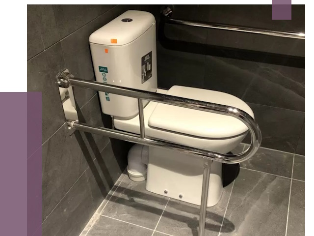 Поручни для санузлов в Кыштыме от 4362 руб. | ПРОЛЁТ-Кшт