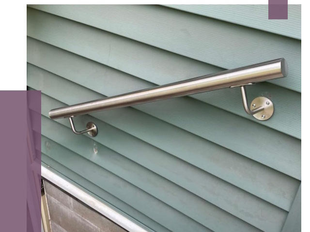 Поручни из нержавеющей стали в Кыштыме от 7790 руб.  | ПРОЛЁТ-Кшт